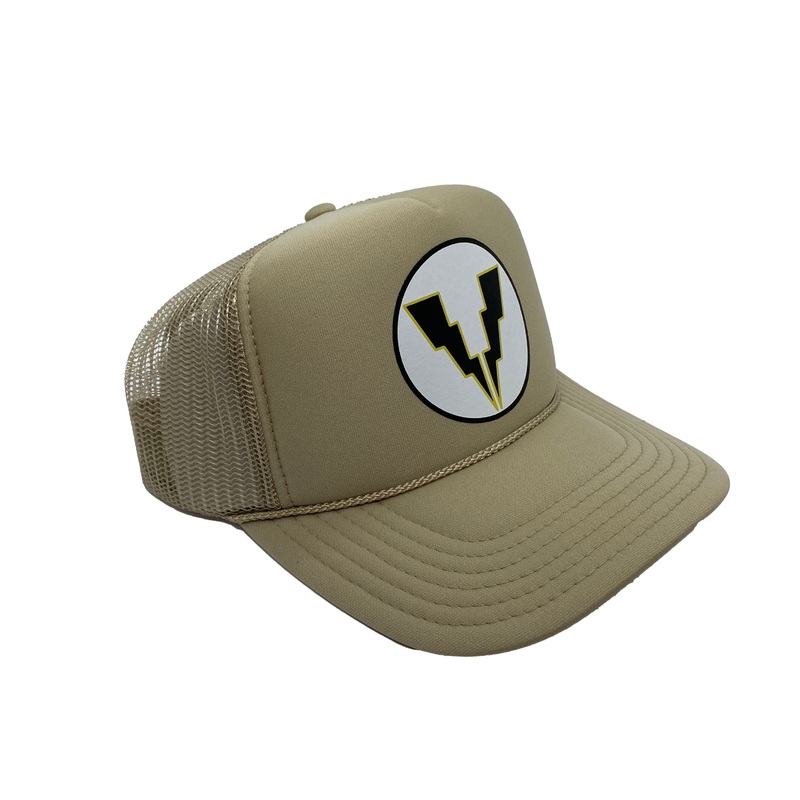 Deadrise Project Bolts Trucker Hat – Tan