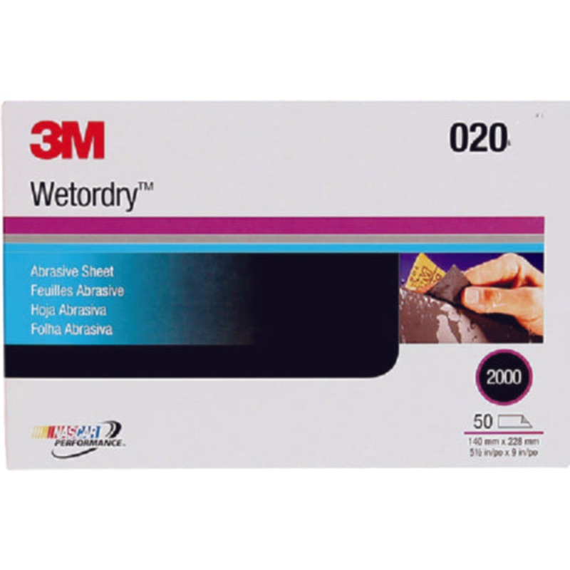 3M Imperial Wet Or Dry Paper Sheets, 9″ x 11″ Grade P320 Single