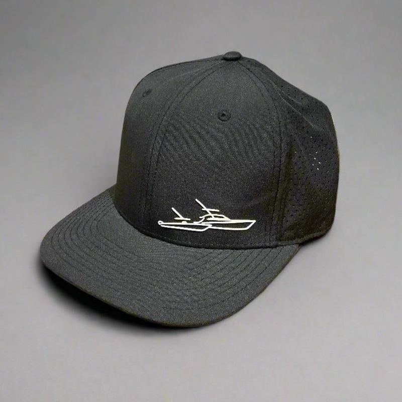 Boats Only – UV Lite / Black Adjustable Hat