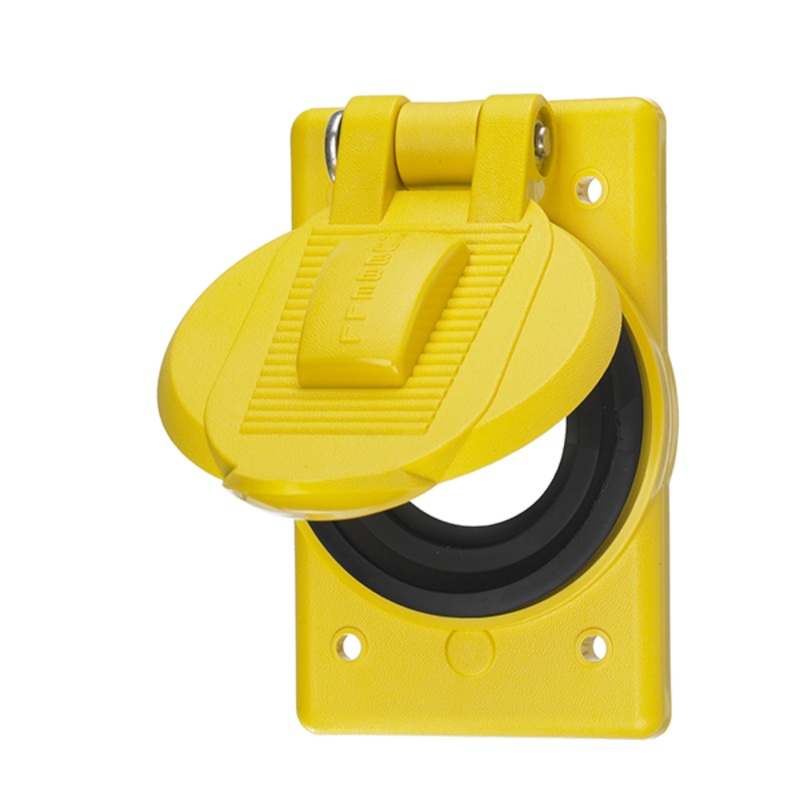 Hubbell Weatherproofing Cover Yellow