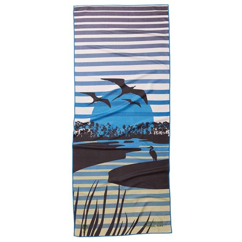 National Parks: Everglades Towel Blue