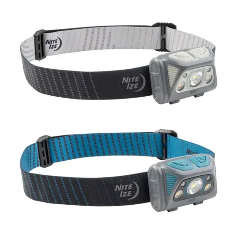 NITE IZE RADIANT RH2 PowerSwitch Rechargeable Headlamp – Blue/Grey