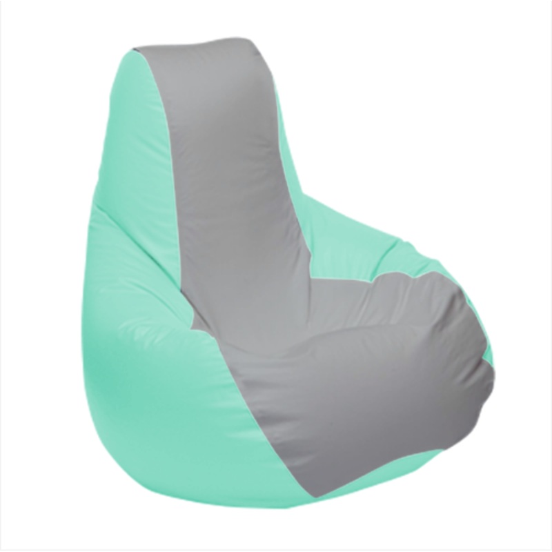Ocean-Tamer Teardrop Medium Longneck Bean Bag Gray/Gray