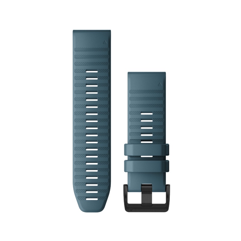 QuickFit 22 Watch Bands, Lakeside Blue Silicone