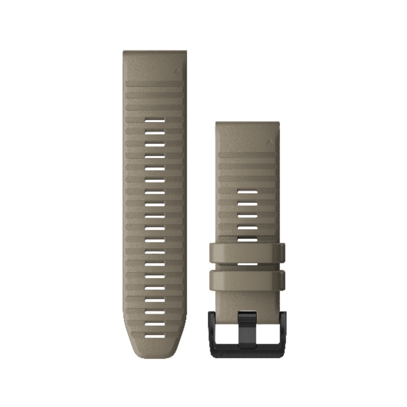 QuickFit 26 Watch Bands, Dark Sandstone Silicone