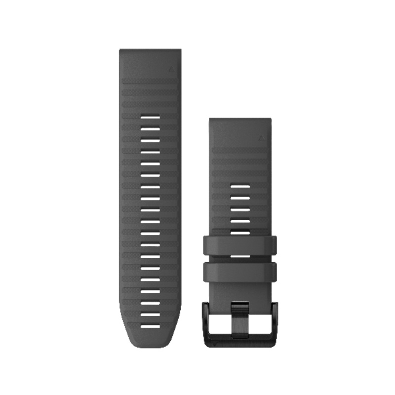 QuickFit 26 Watch Bands, Slate Gray Silicone