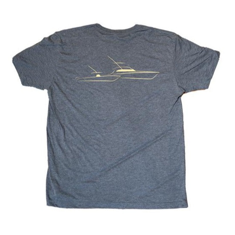 Sportfish Outfitters Mens Heavy Metal Boats Only Shirt M Heavy Metal
