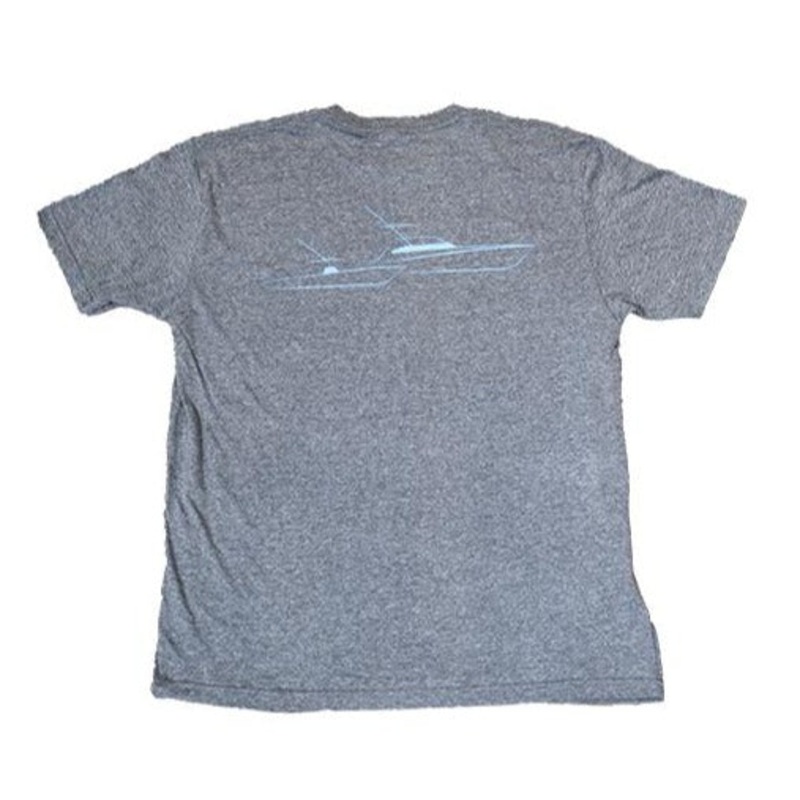 Sportfish Outfitters Mens Premium Heather Boats Only Shirt M Premium Heather