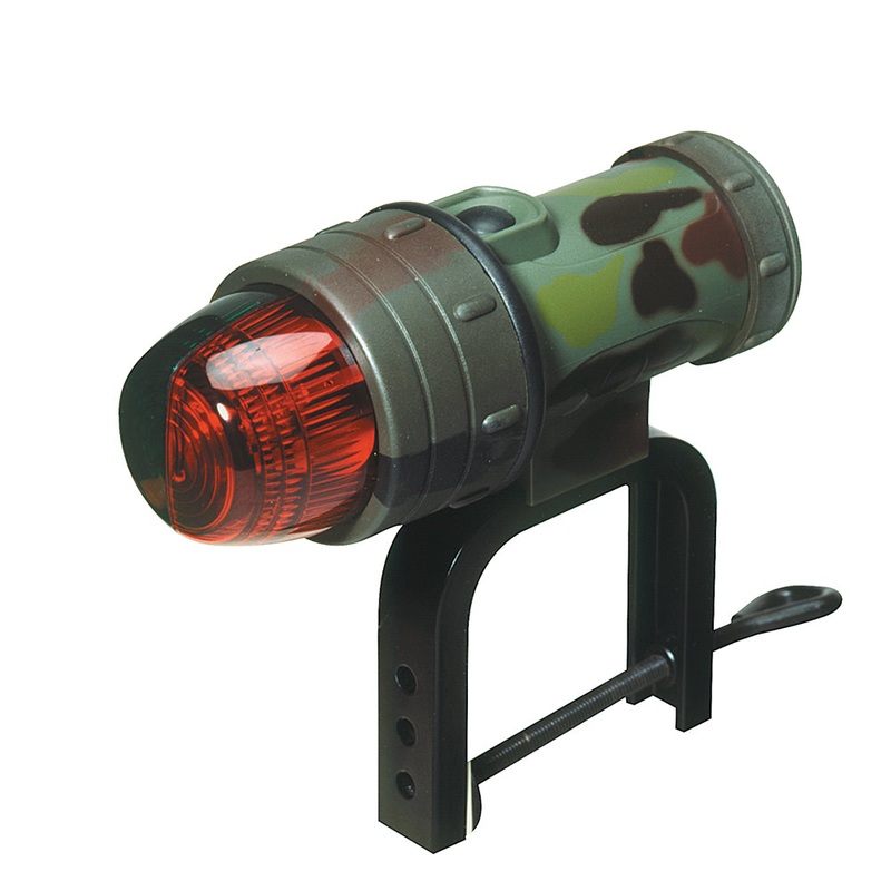 Innovative Lighting Portable LED Navigation Bow Light w/Universal “C” Clamp – Camouflage [560-1814-7]