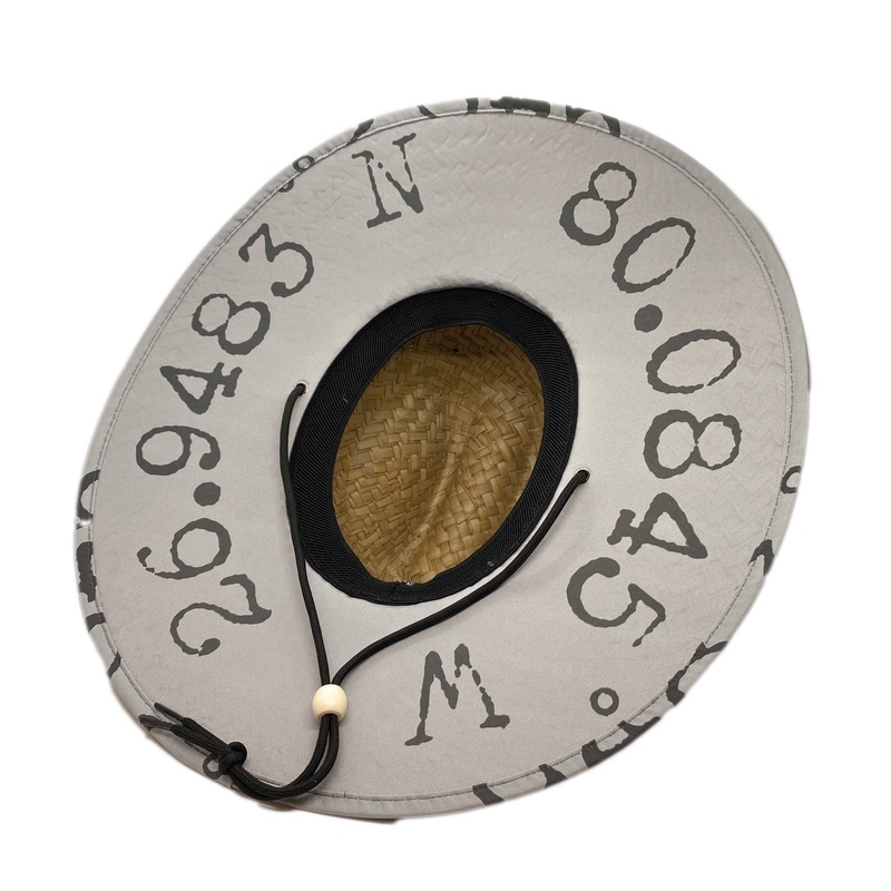 Jupiter Lighthouse Straw Hat – Coordinates