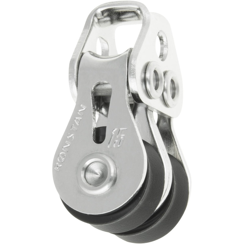 Ronstan Series 15 Ball Bearing Utility Block – Double, Loop Head [RF15202]
