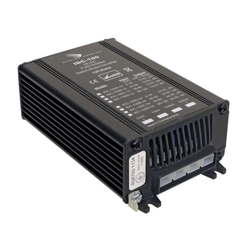 Samlex 100W Fully Isolated DC-DC Converter – 8A – 9-18V Input – 12.5V Output [IDC-100A-12]