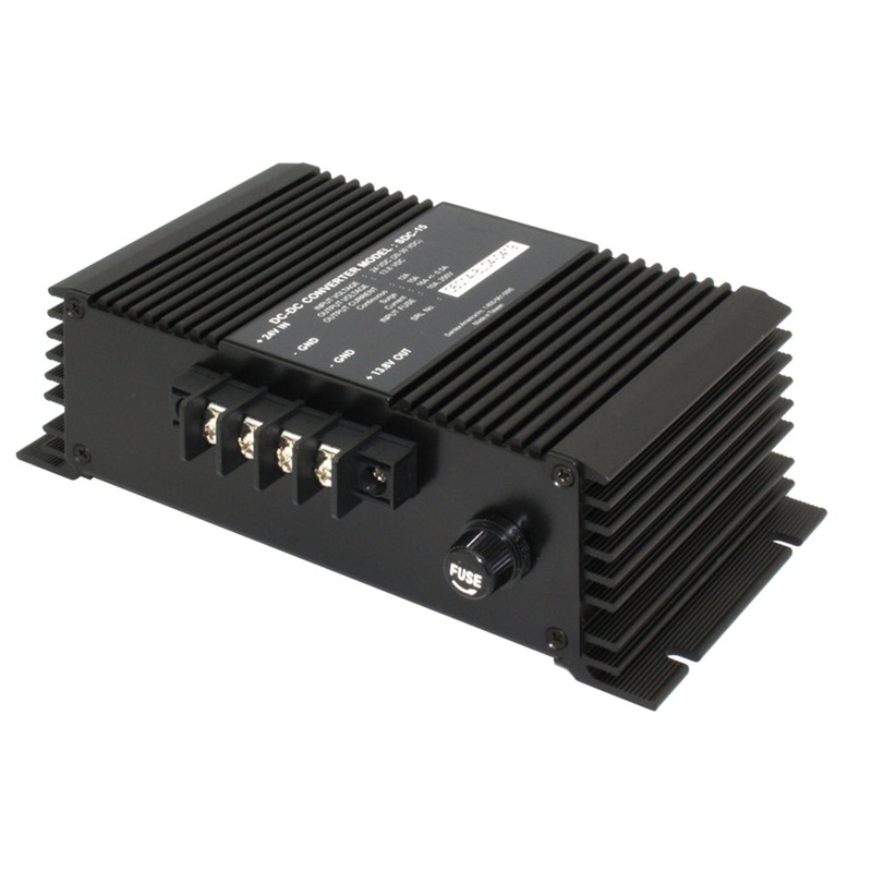 Samlex 12A Non-Isolated Step-Down 24VDC-12VDC Converter – Heavy Duty Applications [SDC-15]