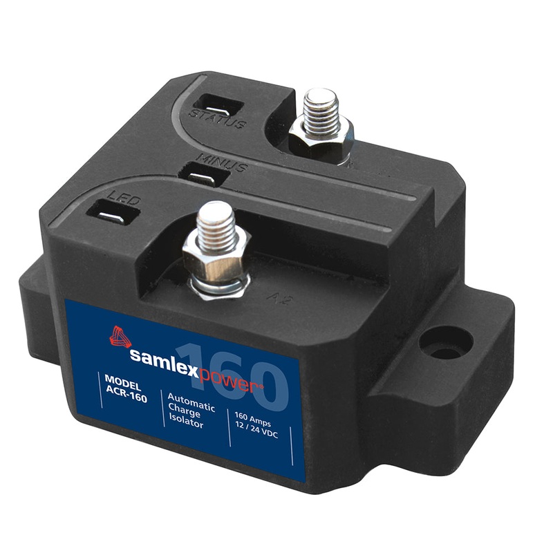 Samlex 160A Automatic Charge Isolator – 12V or 24V [ACR-160]