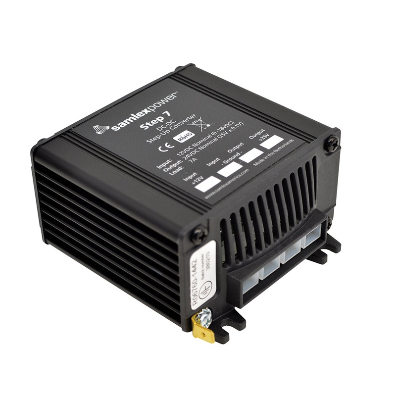 Samlex Step-Up DC-DC Converter – 7A – 9-18V Input – 24V Output [STEP7]