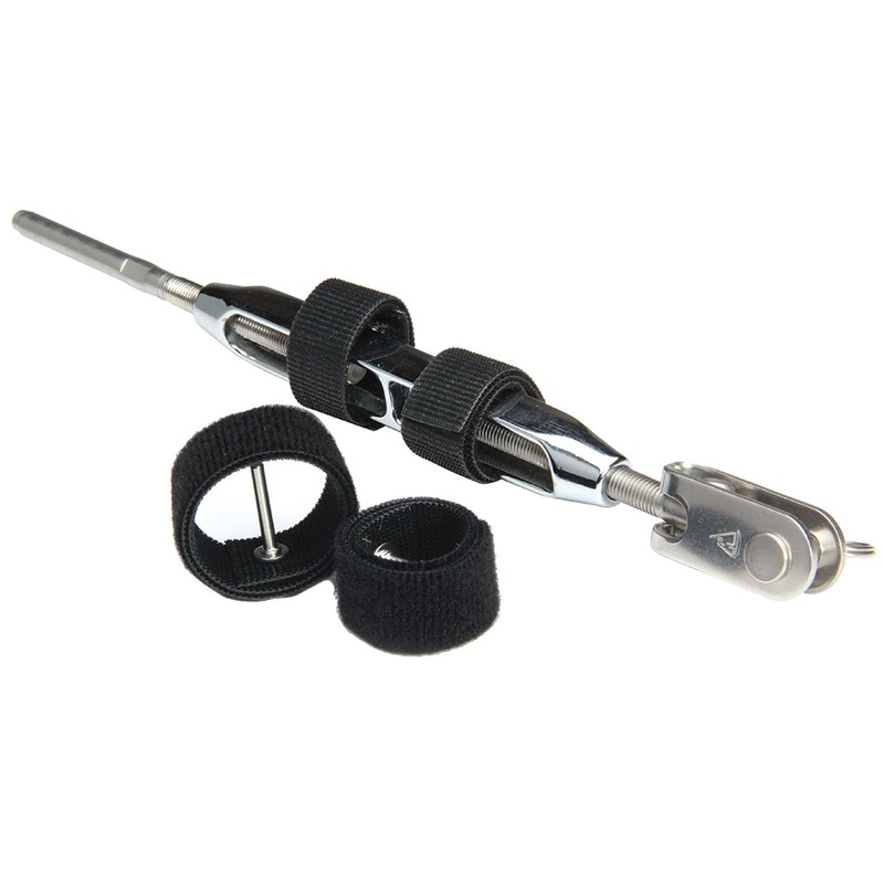 C. Sherman Johnson Wrap Pins Hook  Loop Pin Locking Devices for Open Body Turnbuckles 7/16″  1/2″ – 2-Pack [WRAPC4-P]