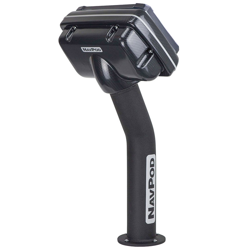 NavPod PED5100-01 PedestalPod Pre-Cut f/Humminbird HELIX 10  HELIX 9 Series – Carbon Black [PED5100-01-C]