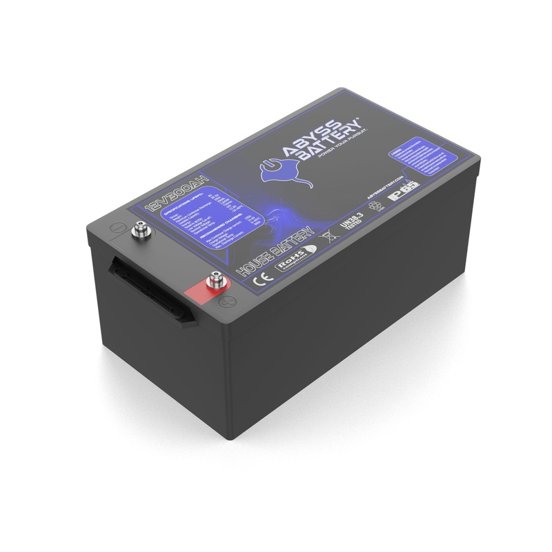 Abyss Battery 12V 300Ah Off-Grid Marine Lithium Battery Non-Bluetooth