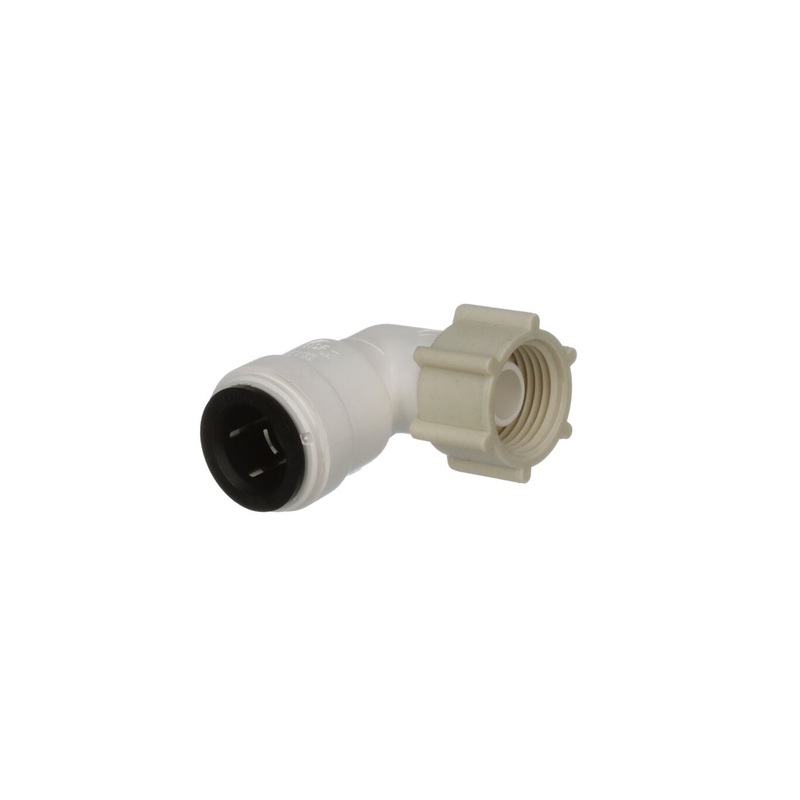 AquaLock Plastic Female Swivel Elbow,  1/2″ CTS x 1/2″ NPS