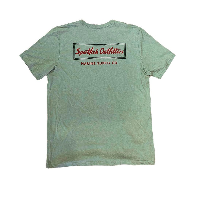 Classic Supply Co Tee – Heather Sage Medium