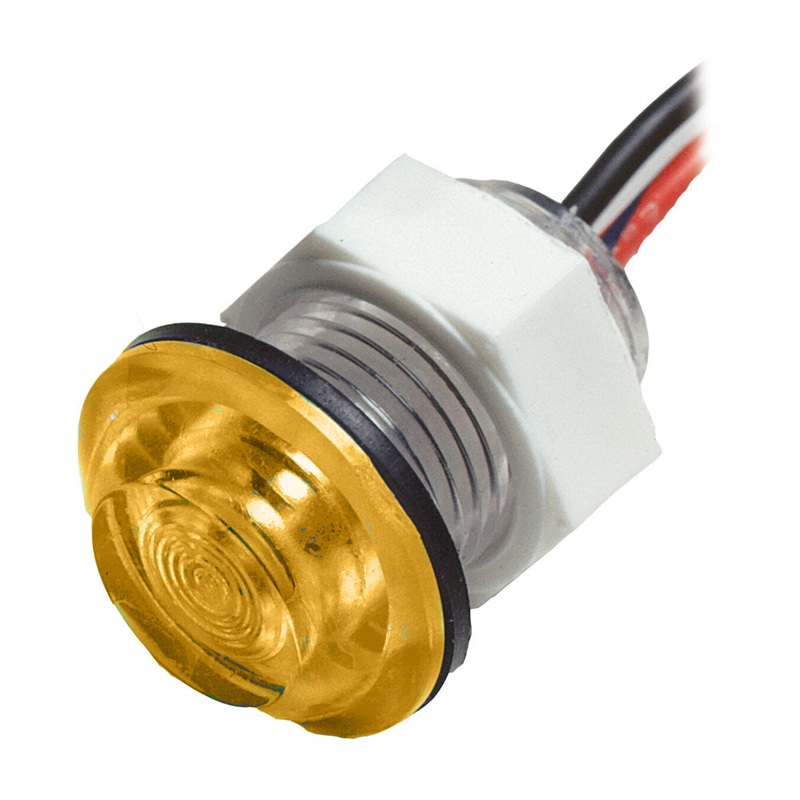 Innovative Lighting LED Bulkhead Livewell Light Flush Mount – Amber [011-1500-7]