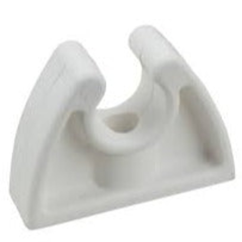 Perko White 3/4 inch pole storage clip