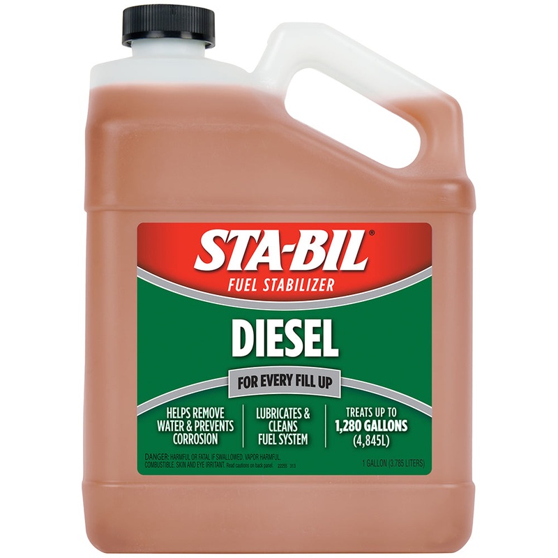 STA-BIL Diesel Formula Fuel Stabilizer  Performance Improver – 1 Gallon [22255]