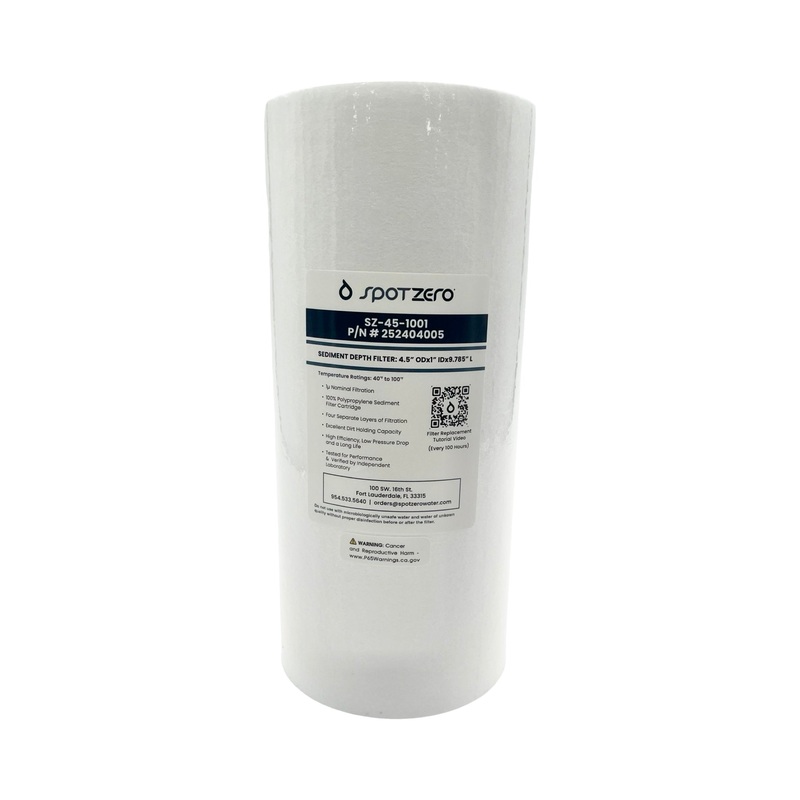 Spot Zero SZ 45-1001 Sediment Cartridge Filter [252404005]