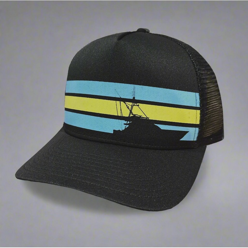 Bahamas Striped Trucker Hat