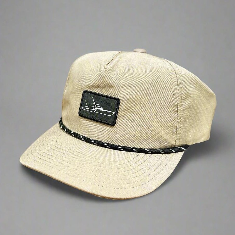 Classic Boats Only Rope Hat Khaki