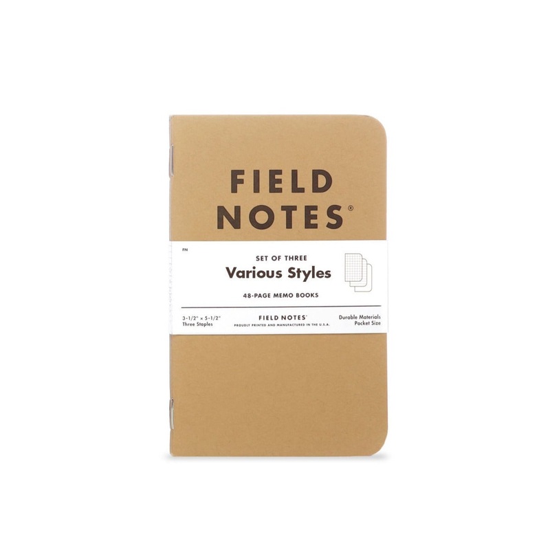 Field Notes: Original Kraft 3-Pack – Graph Paper