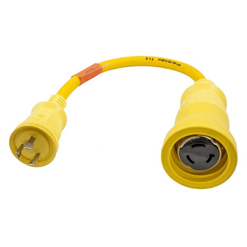 Hubbell Adapter – 50Amp Female to 30 Amp Male