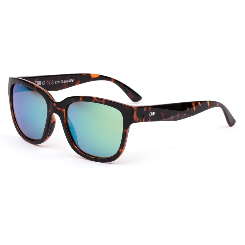 Otis Mineral Glass Eyewear – ODYSSEY (Ochre Havana / L.I.T Mirror Green) – Polarized