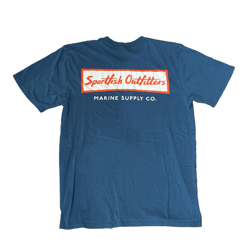 Sportfish Outfitters Classic Supply Co Shirt  Navy Medium