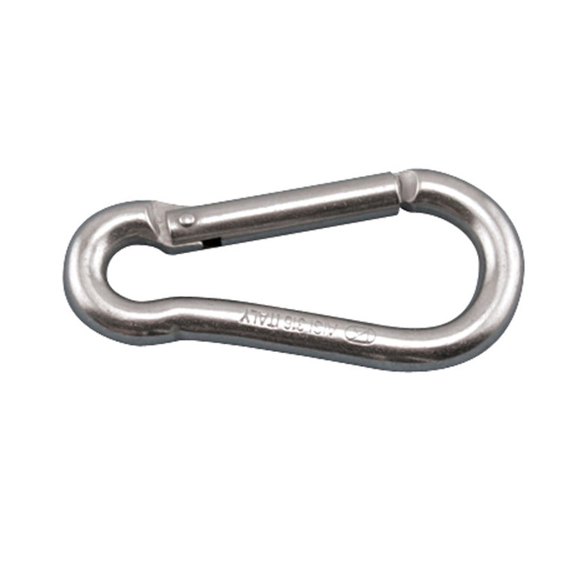 Spring Clip Carabiner 1/4″ x 2 3/8″ 316SS