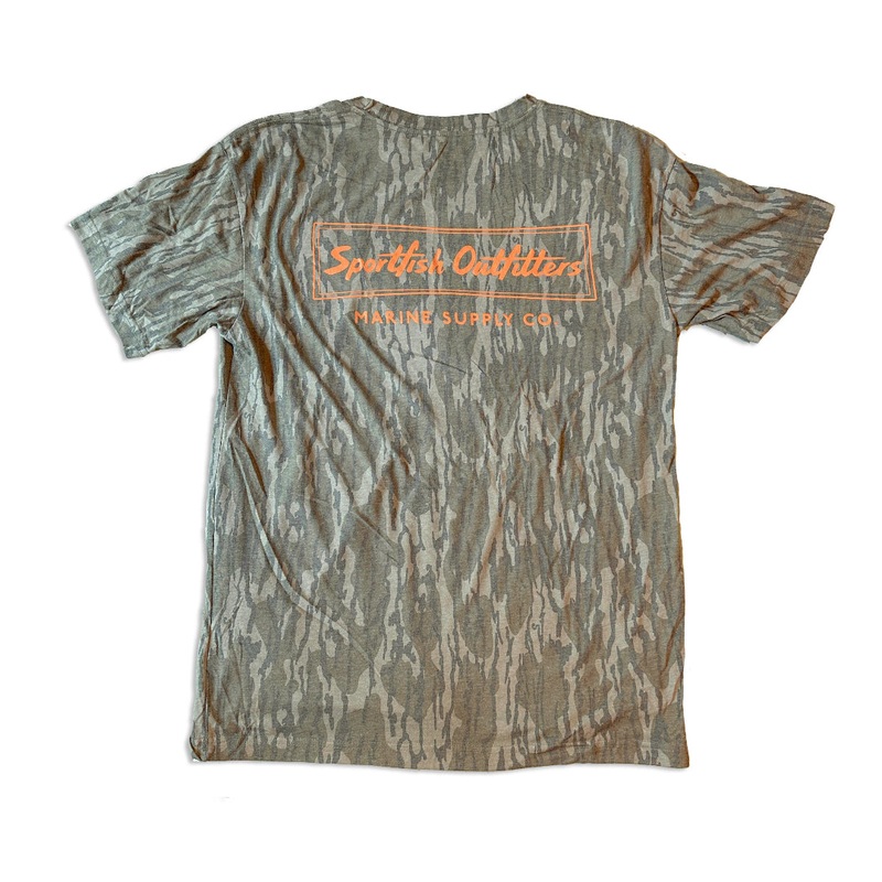 Bottomland Camo Marine Supply Men’s Shirt S