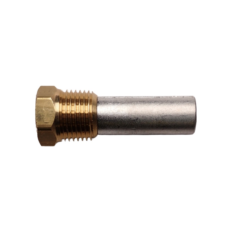 E-1F Engine Zinc Anode – 3/8 NPT x 1-1/4″ **Seakeeper 5, 6, 9, 26, 35, 40**