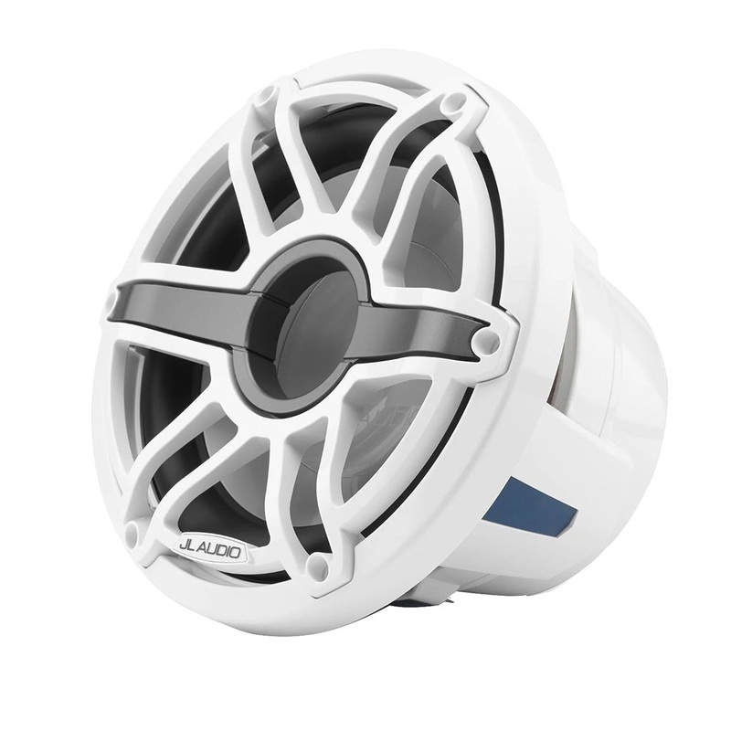 JL Audio M6 10″ Marine Subwoofer w/Gloss White Sport Grille – M6-10W-S-GwGw-4 [010-03488-00]
