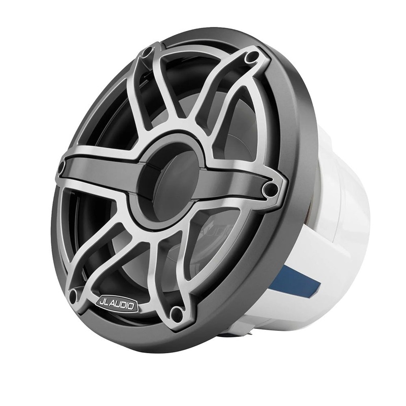 JL Audio M6 10″ Marine Subwoofer w/Titanium Sport Grille – M6-10W-S-GmTi-4 [010-03490-00]