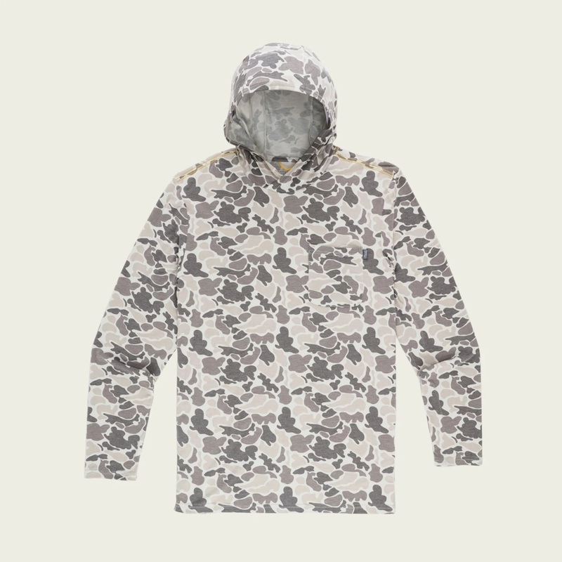 Marsh Wear Buxton Hagood Hoodie – Stone Mallard Camo Medium