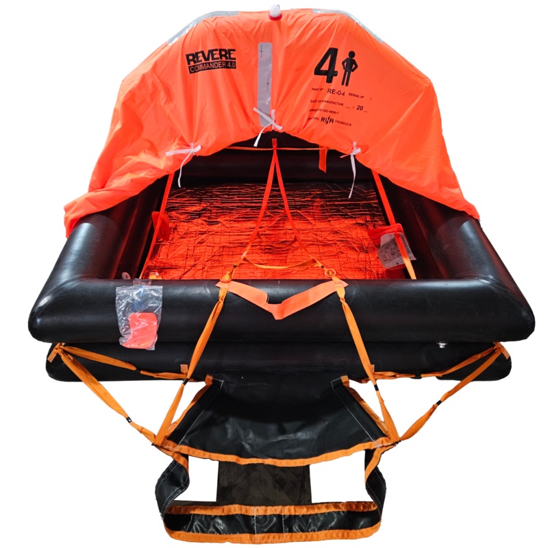 Revere Offshore Commander 4.0 Life Raft 4 Man Valise