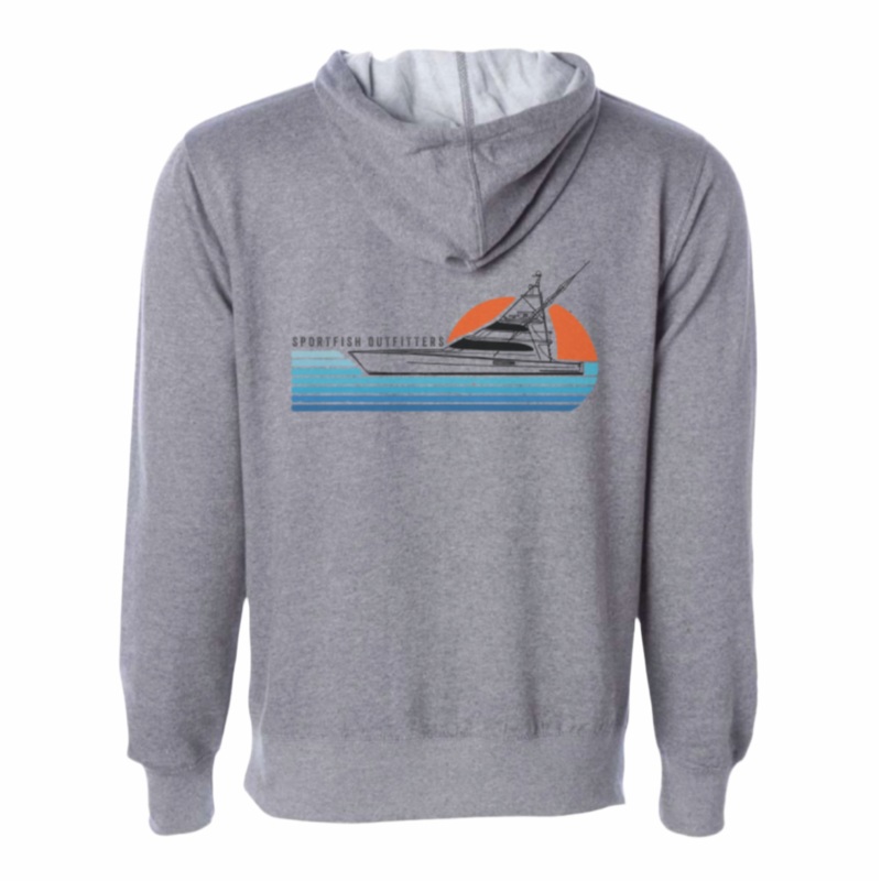 Sportfish Outfitters Sunset Hoodie – Gunmetal S
