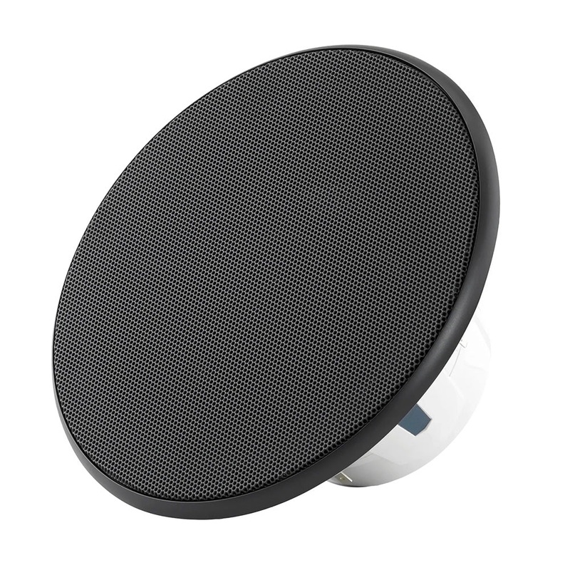 JL Audio M6 Series 6.5″ Marine Coaxial Speakers w/Black Luxe Grille – M6-650X-L-SbSb-Single [010-03865-00]
